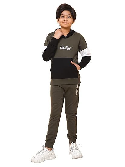 Boys Colorblock Tracksuit Set