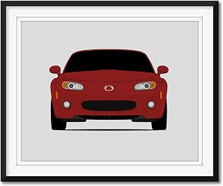 Mazda Miata NC (2006-2008) Inspired Poster Print Wall Art Decor Handmade (Unframed)