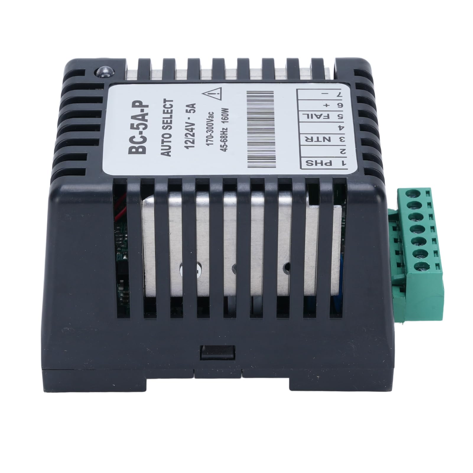 Tnfeeon Generator Ładowarka Akumulatorów Automatyczna, ABS PC Inteligentny moduł ładowania 12 V 24 V, Wskaźnik LED Zabezpieczenie Przed Przeciążeniem Automatyczne Wykrywanie Napięcia w Celu