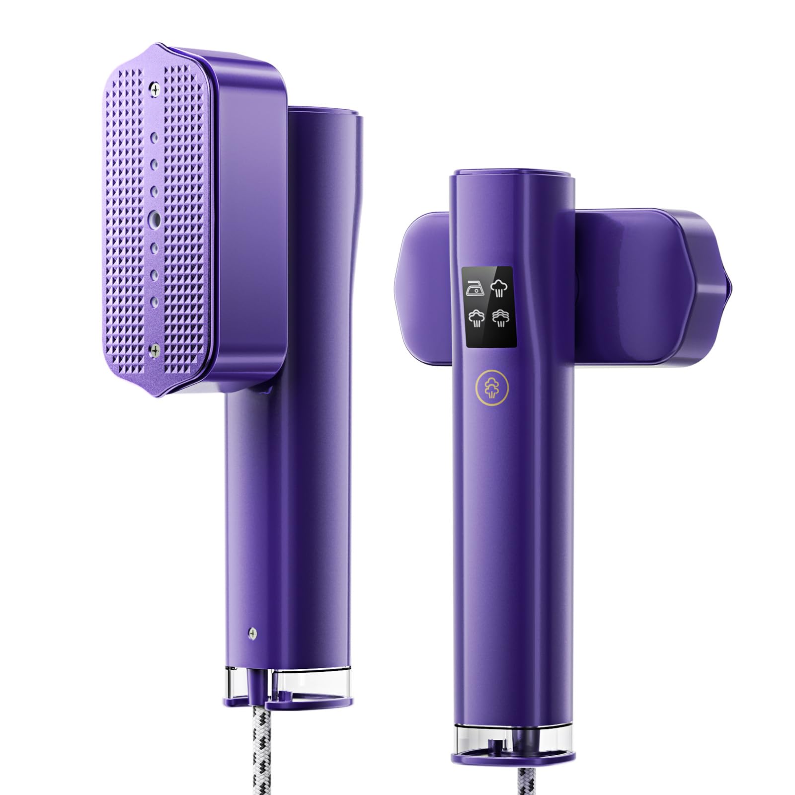 Steamer for Clothes,Portable Travel Steamer,2 in 1 Handheld Clothing Steamer for Clothes,1200W Efficient Rotatable Handheld Steamer & Iron,Garment Steamer for Clothes,Steamer with Touch Control