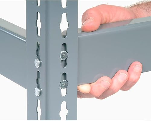 Miniatura 3 de Global Industrial Estantería extra resistente de 5 niveles sin pernos con estantes de madera, 48 pulgadas de ancho x 24 pulgadas de profundidad x 84