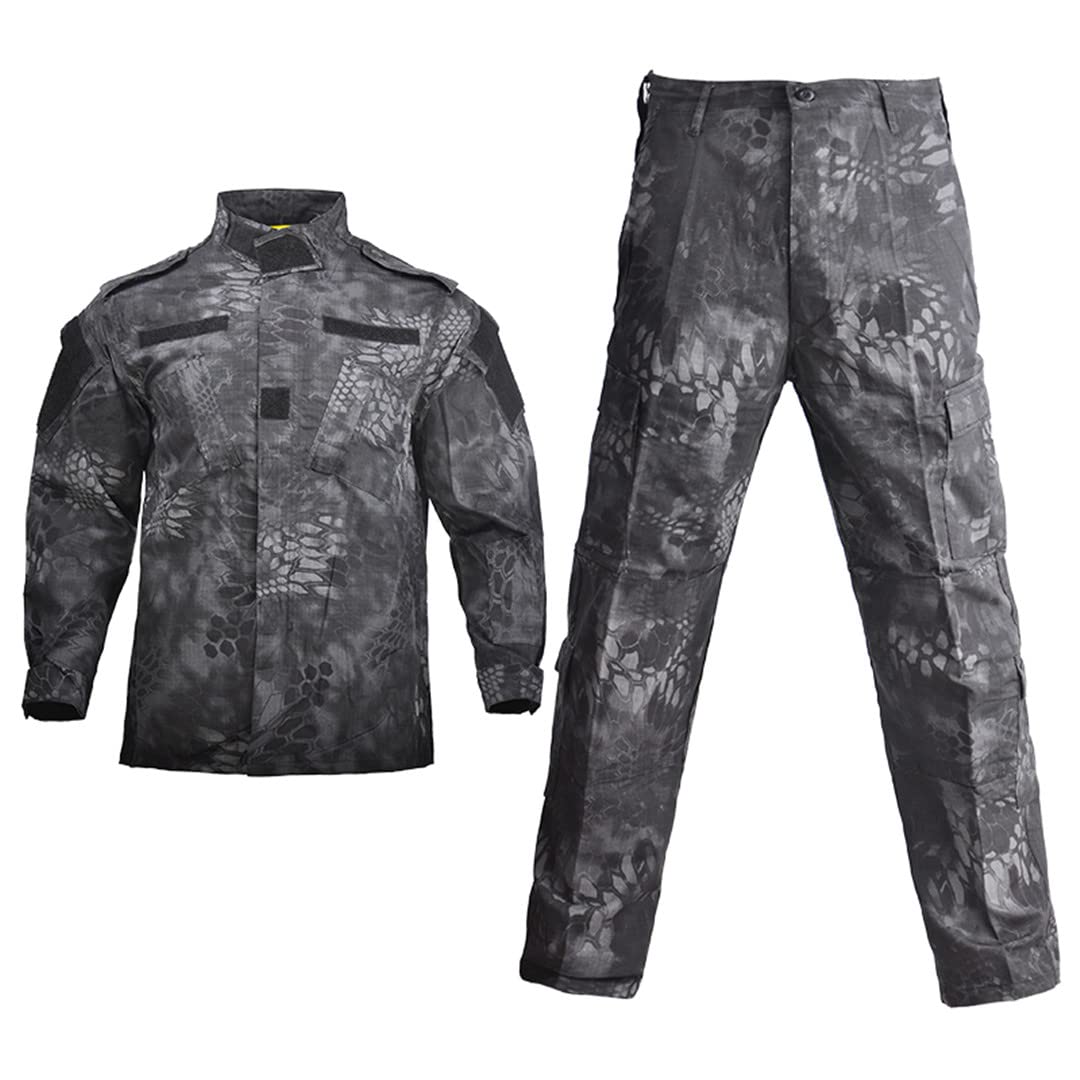 Suwequest Pantalones+Abrigos Combate Uniforme Con Camisas Ropa Caza Traje Camuflaje Militar Camo Ropa Militar Camisa de Combate