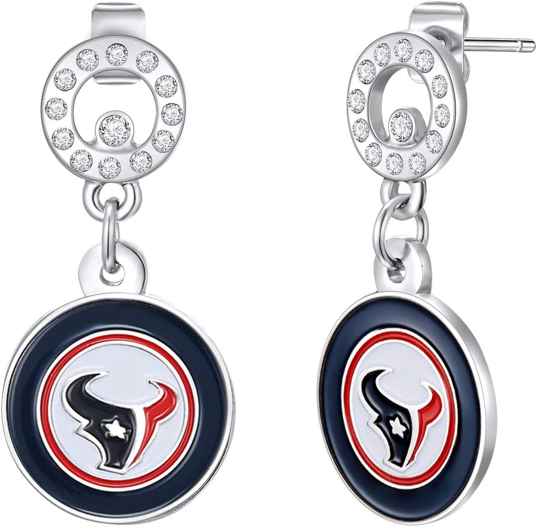 NFL Circle Post Earrings