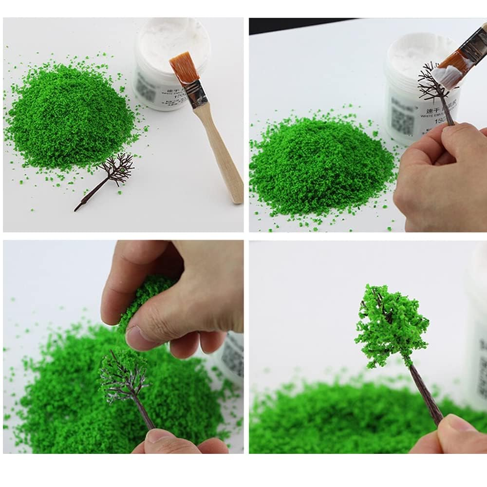 Easter Grass Powder - Realistic Green Craft Decoration -3