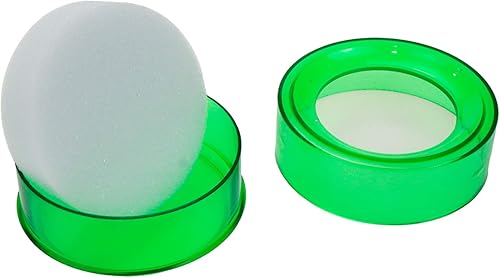 Miniatura 3 de Dahszhi Sobremesa Esponja Dedo Humedecedor Húmedo 2.7" Dia Verde - 3pcs