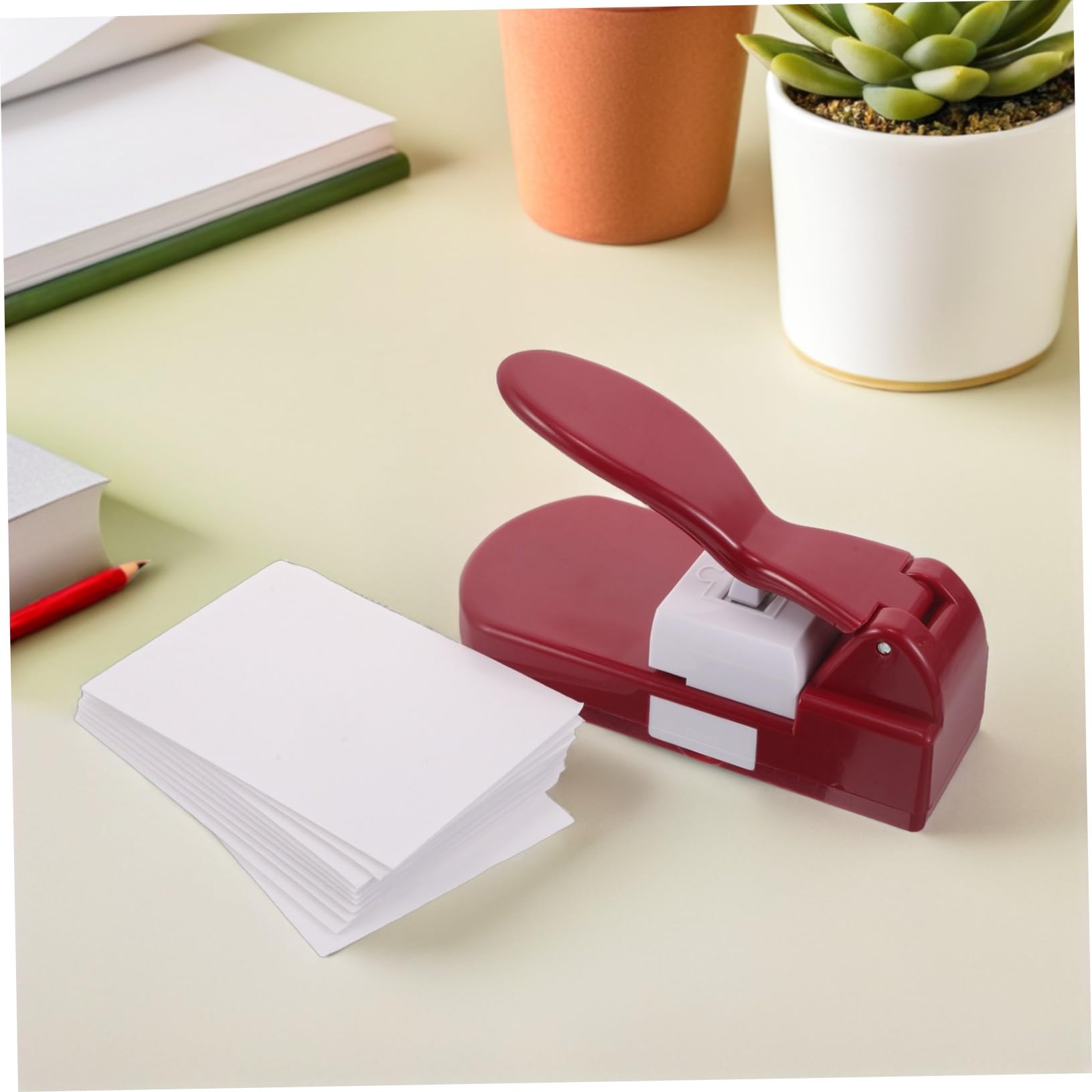 Perforatrice de Puzzle Créative en Plastique Rouge
