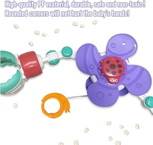 Miniatura 3 de Cochecito de viaje para bebé, juguete móvil para cuna, juguete móvil de actividad desmontable para moisés, asiento de automóvil, juguete de animales