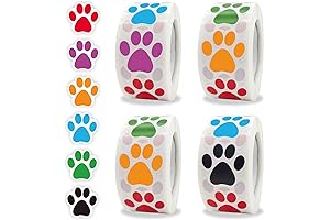 Pawsitively Purrfect: 2000 Paw Print Stickers for a Wild Adventure