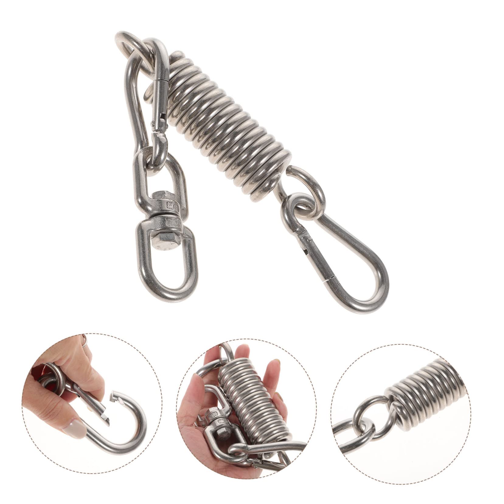 1set Accessori Per Amache Inossidabile Con Ganci Rotanti e Per Sospensione Di Amache Sedie e Sacchi Da Boxe Per e Portici