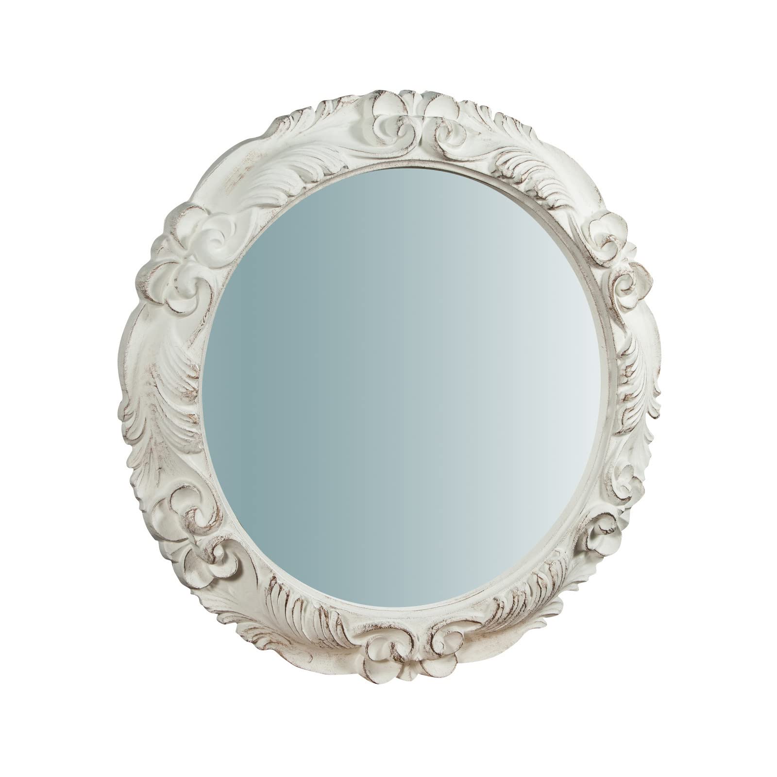 Biscottini Specchio shabby chic da parete 65x65 cm | Specchi decorativi da parete | Specchio ingresso