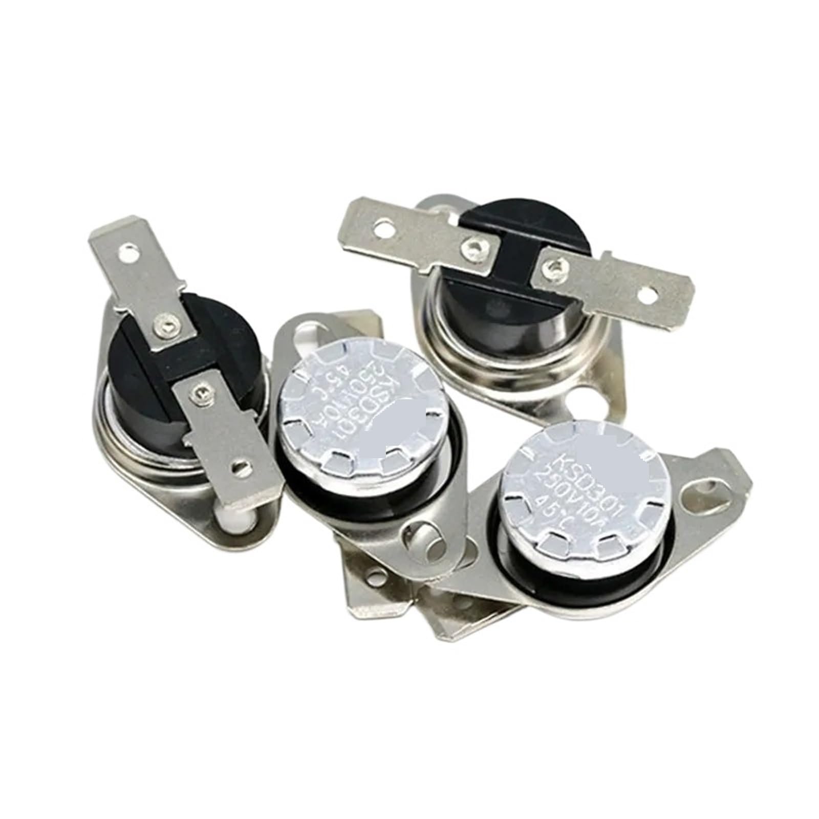 1pcs Bimetal thermostat KSD301 0C~350C Temperature Switch Thermal Control(120 degree,Normal Open(NO))
