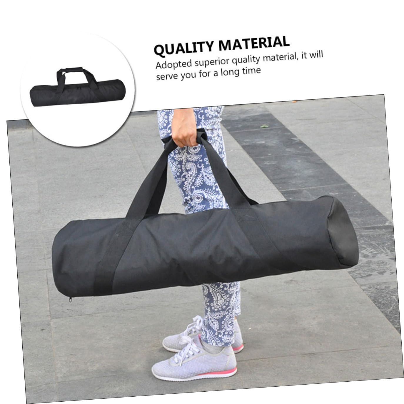 Borsa Portatile Oxford Tracolla Nero Imbottita per Treppiede Spugna Strato di Integrato Antiurto per Uso Fotografico e Outdoor