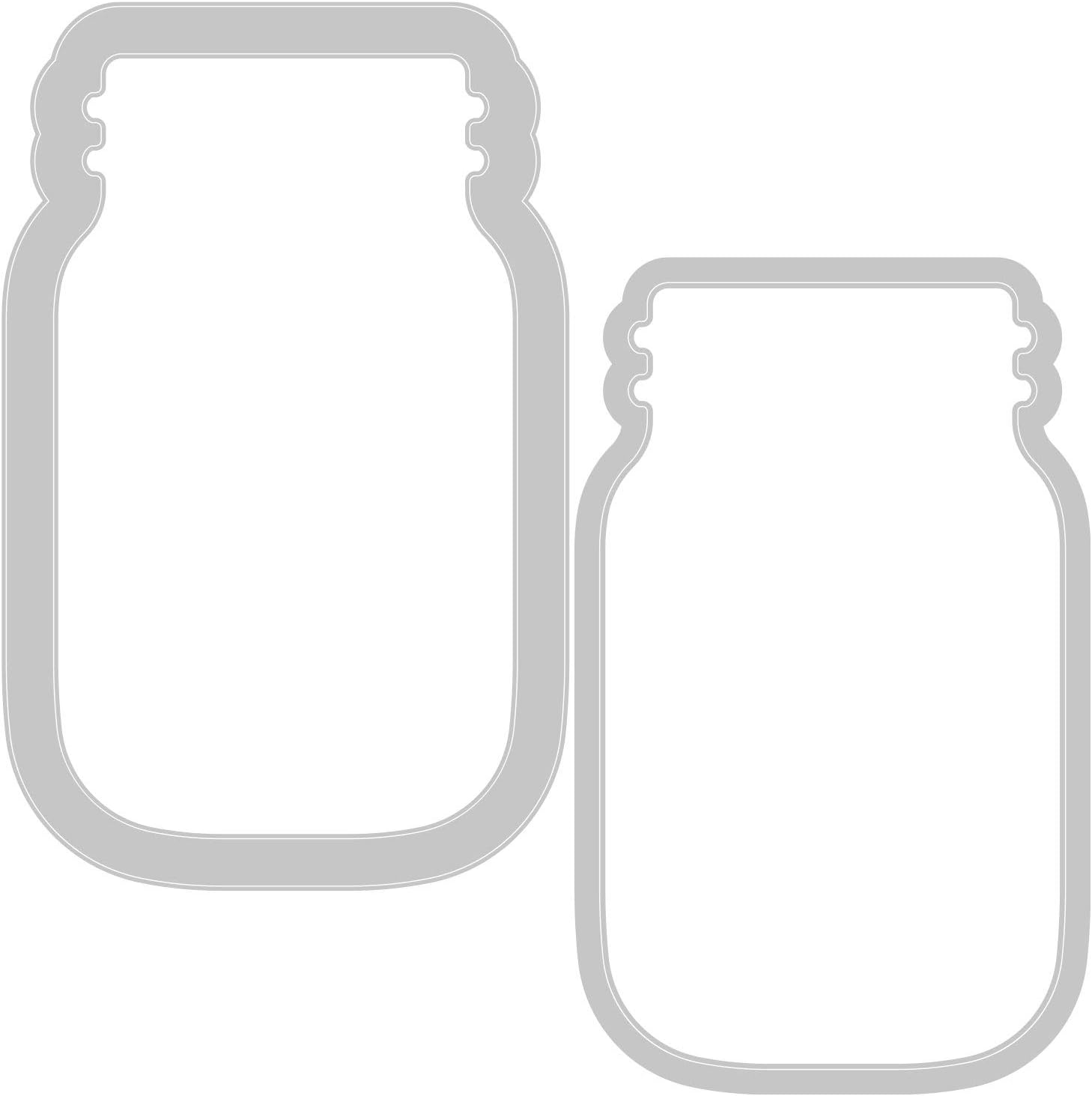 Sizzix Framelits Dies 2/Pkg-Jar -664890