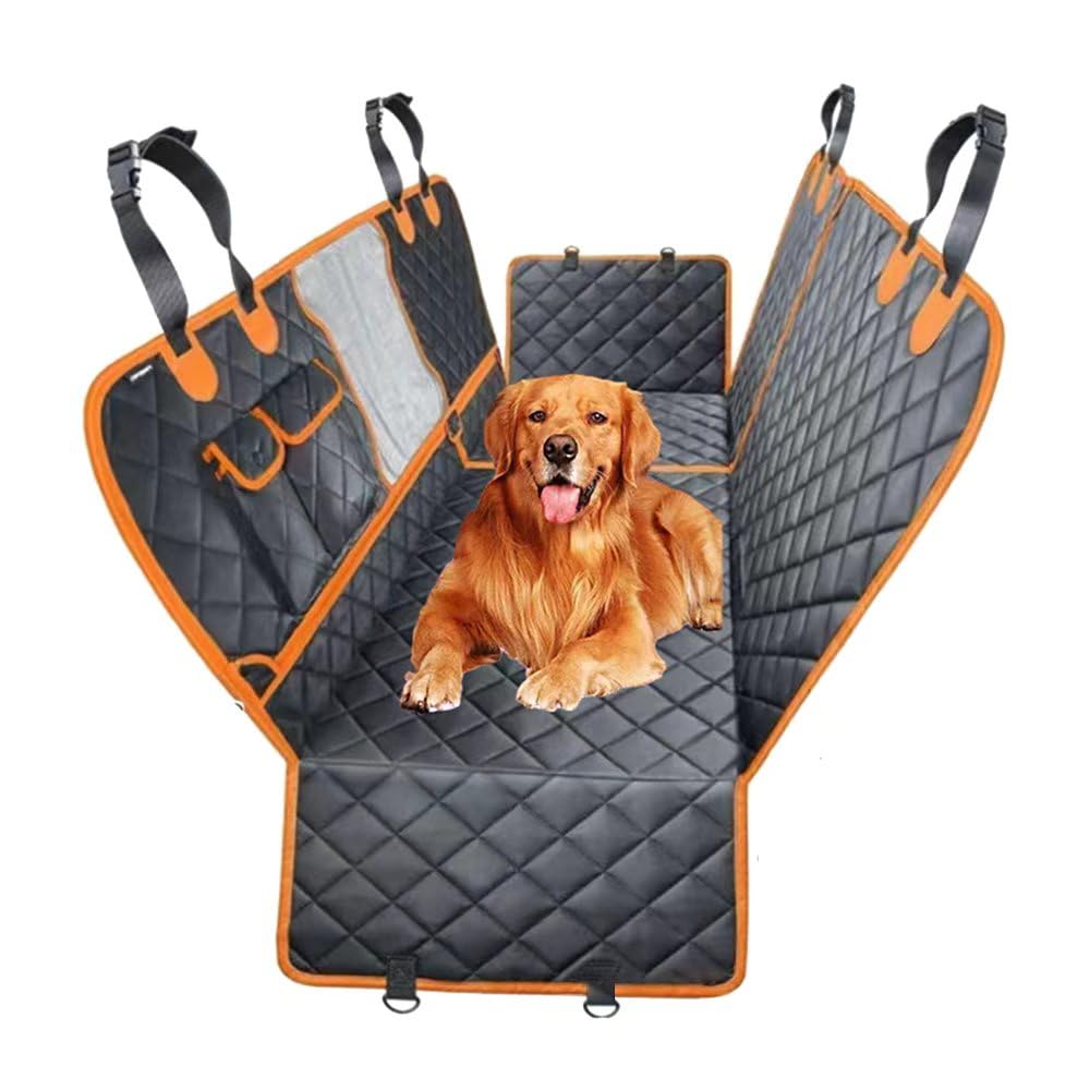 Dog Car Seat Cover Back Seat for Emgrand GT Geely BO Rui Borui, Scratch and Water Resistant Material,with Side Protection,Dog Car Seat Cover