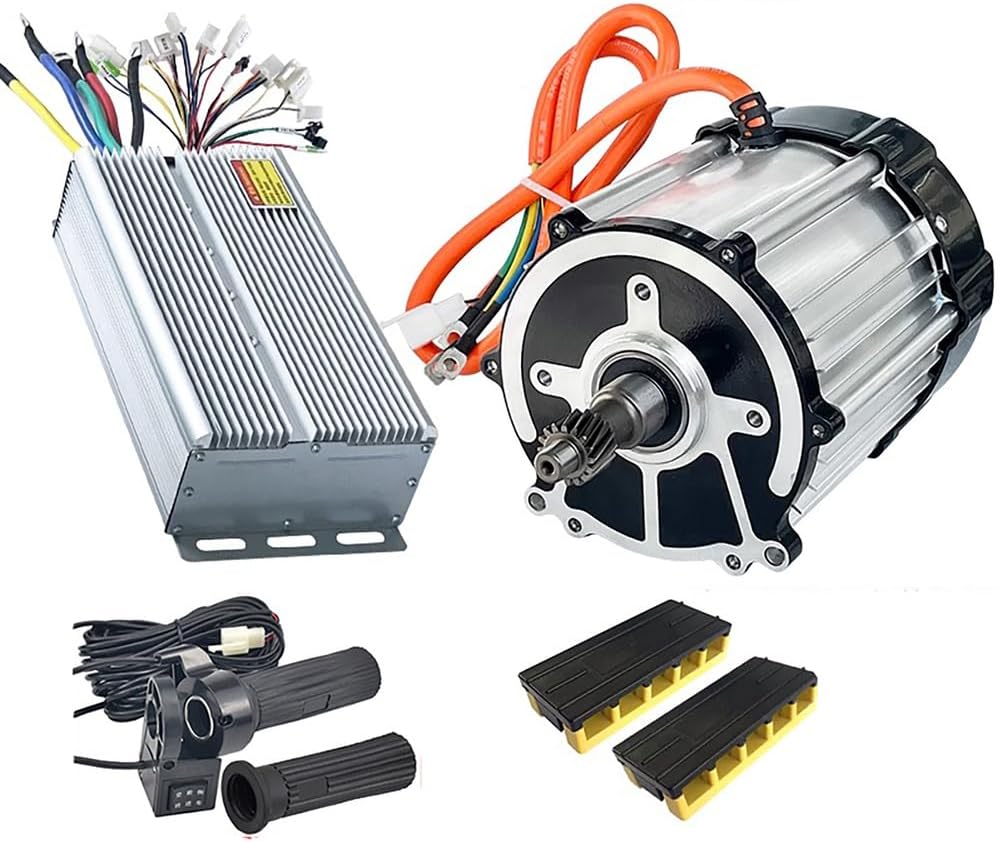 4500RPM 5000RPM Electric Tricycle Motor Controller Kit 1500W 2000W Electric Brushless DC Motor Kit 60V 72V Permanent Magnet Synchronous High-Speed Motor For Tricycle Bicycles