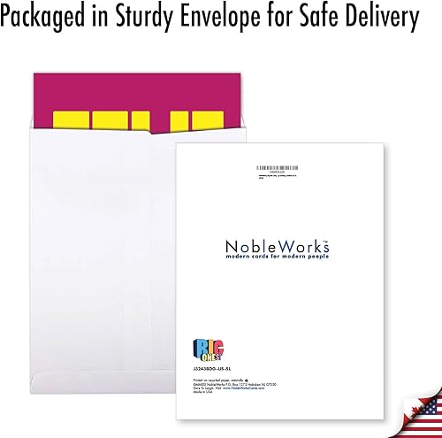 Miniatura 6 de NobleWorks, Big Feliz Cumpleanos - Tarjeta de cumpleaños española jumbo de All of Us (8.5 x 11 pulgadas), felicitación de cumpleaños grupal