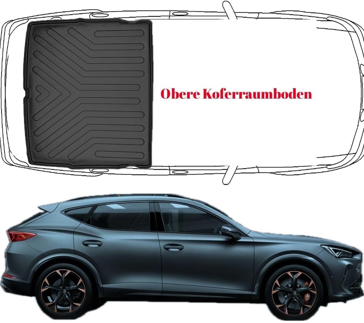 Trimak Górna mata do bagażnika 3D do Cupra Formentor od 2020