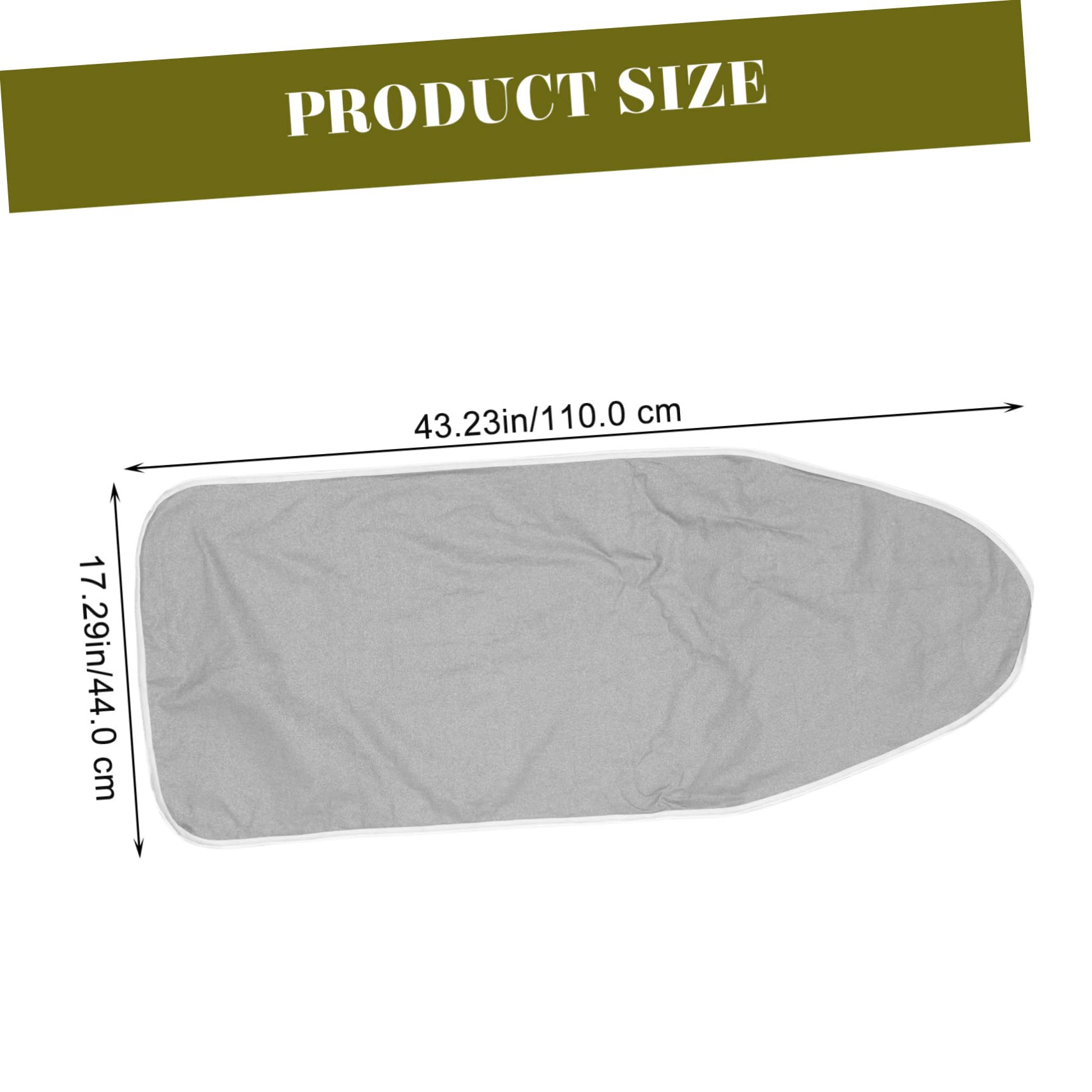 DECHOUS Heat Resistant Ironing Board Cover Stain Resistant with Drawstring Design for Boards and Stylish for Home Travel Use