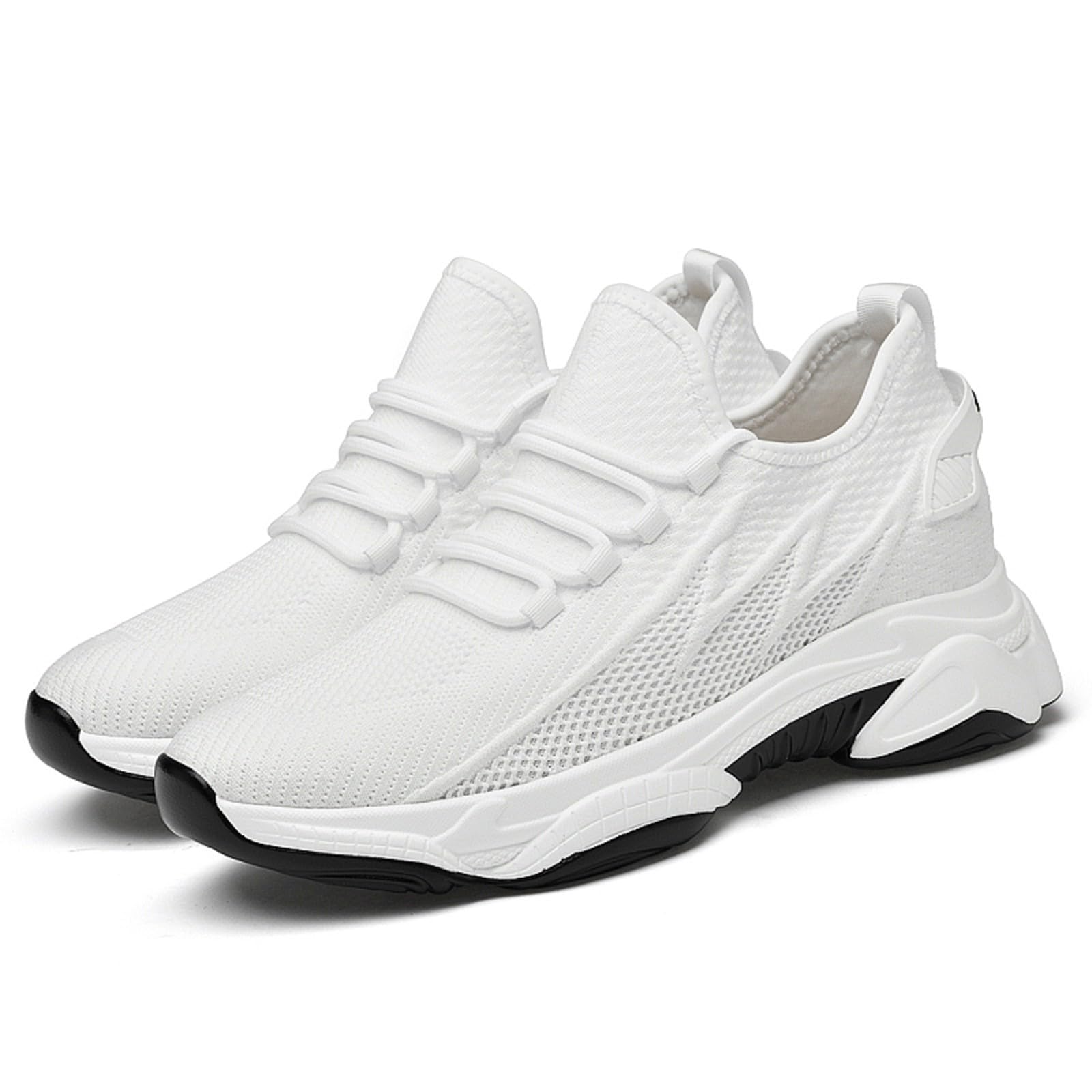 Elevate Shoes - Scarpe da Ginnastica da Uomo, 6/8/10 cm, per Ascensore Altezza Sollevamento Invisibile Scarpe più Alte in Rete Traspiranti per Uomini Scarpe da Ginnastica Antiscivolo