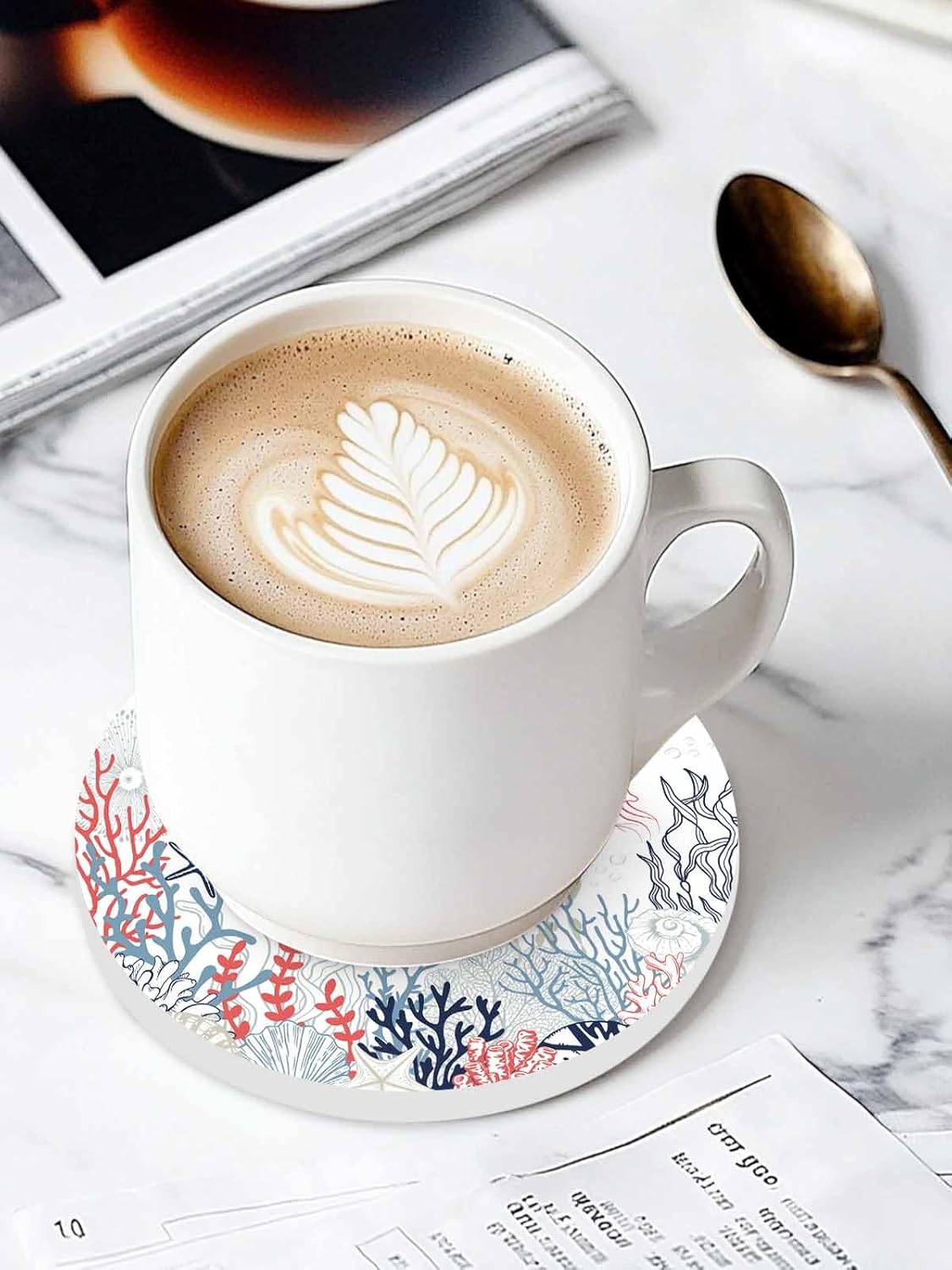 かぎ針編みのコースターパターン 2 in 1 クリスマスコースター | DIY かわいいコースター | 手作りクリスマスギフトのアイデア |  わかりやすいチュートリアル（英語 PDF） - Etsy 日本 陶製コースター 円形 クリスマスツリー 星 貝殻 海星 赤 吸水 4枚セット 直径10.3cm×厚さ0.6cm 速乾 杯垫 滑り止め