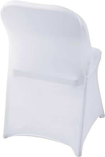 Miniatura 5 de AlGaiety Fundas de elastano para silla, 50 unidades, lavables, extraíbles y elásticas, para sillas plegables, fiestas, banquetes, bodas, hoteles