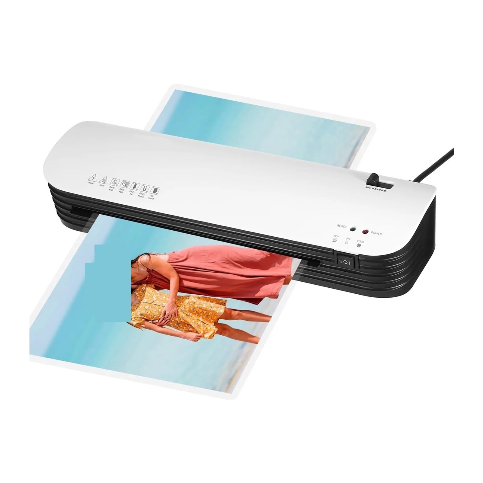 Laminatore, SL299 Set di macchine plastificatrici A4, laminazione a caldo e a freddo, a 2 rulli for uso a lungo termine