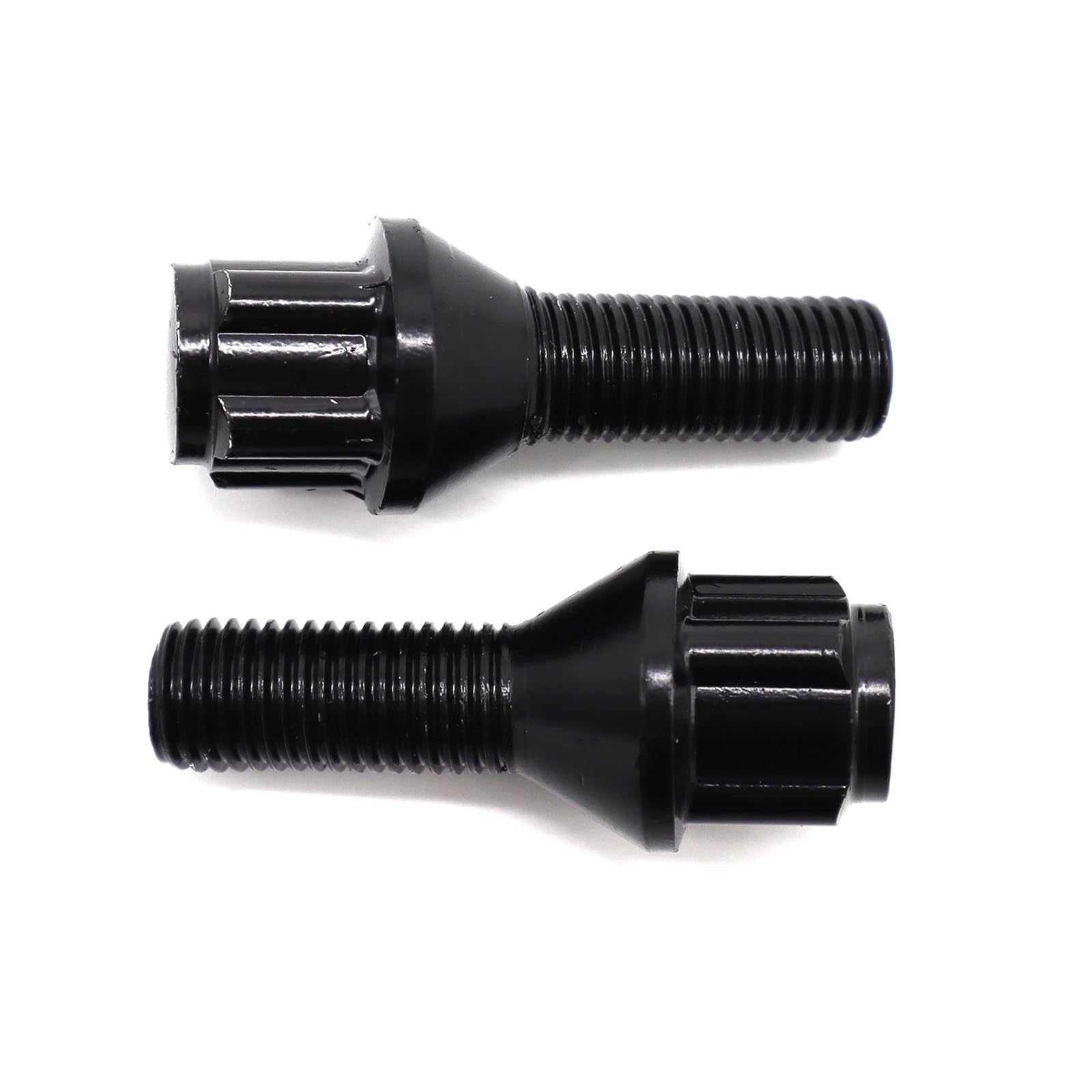 4 écrous antivol roue Convient for BMW, séries 1, 3 et 5 E39, E46, E60, E61, E82, E87, E90, E92, E93, M12x1,5x26 mm écrou de roue antivol