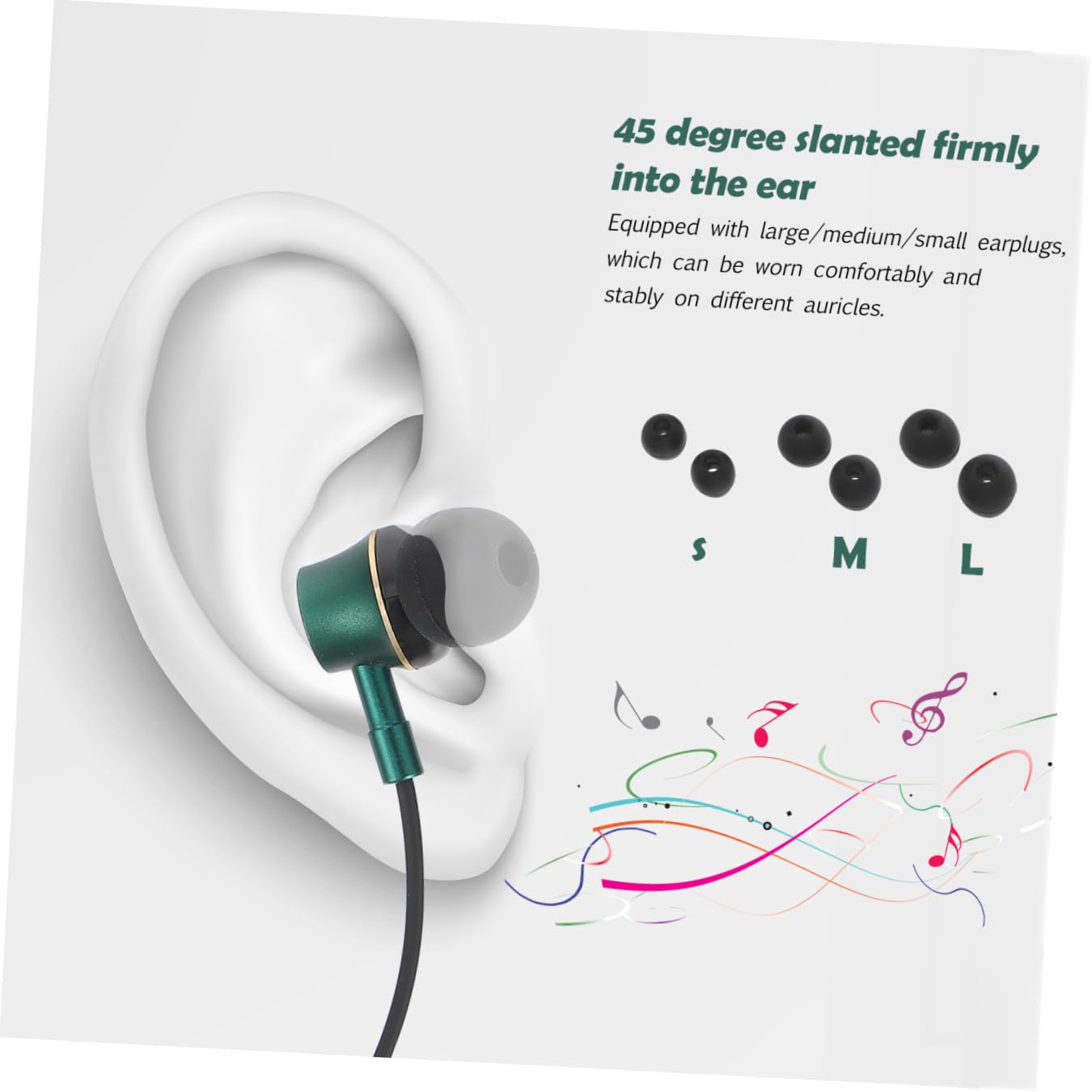 OSALADI 3pezzi Cuffie In-ear Usb c Microfono Controllo Cancellazione Compatibili Smartphone Comfort e Stabilità