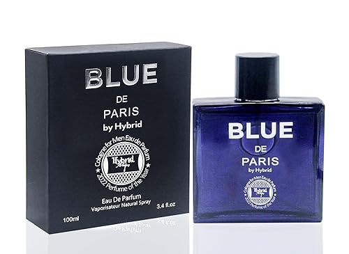 Hybrid & Company Blue De Paris for Ceo - Perfume clásico para hombre, Eau De Toilette Spray 100 ML