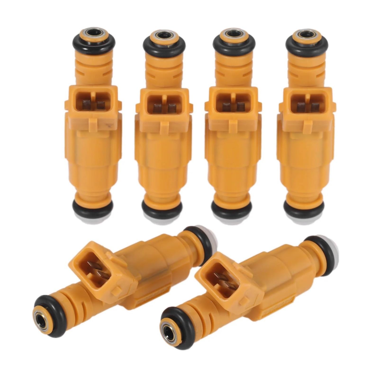 Gsdwwew One Color For Jeep For Cherokee For Grand For 1987-1998 For Wrangler For Comanche 4.0L Hole Fuel Injectors 6 Pcs Fuel Injector