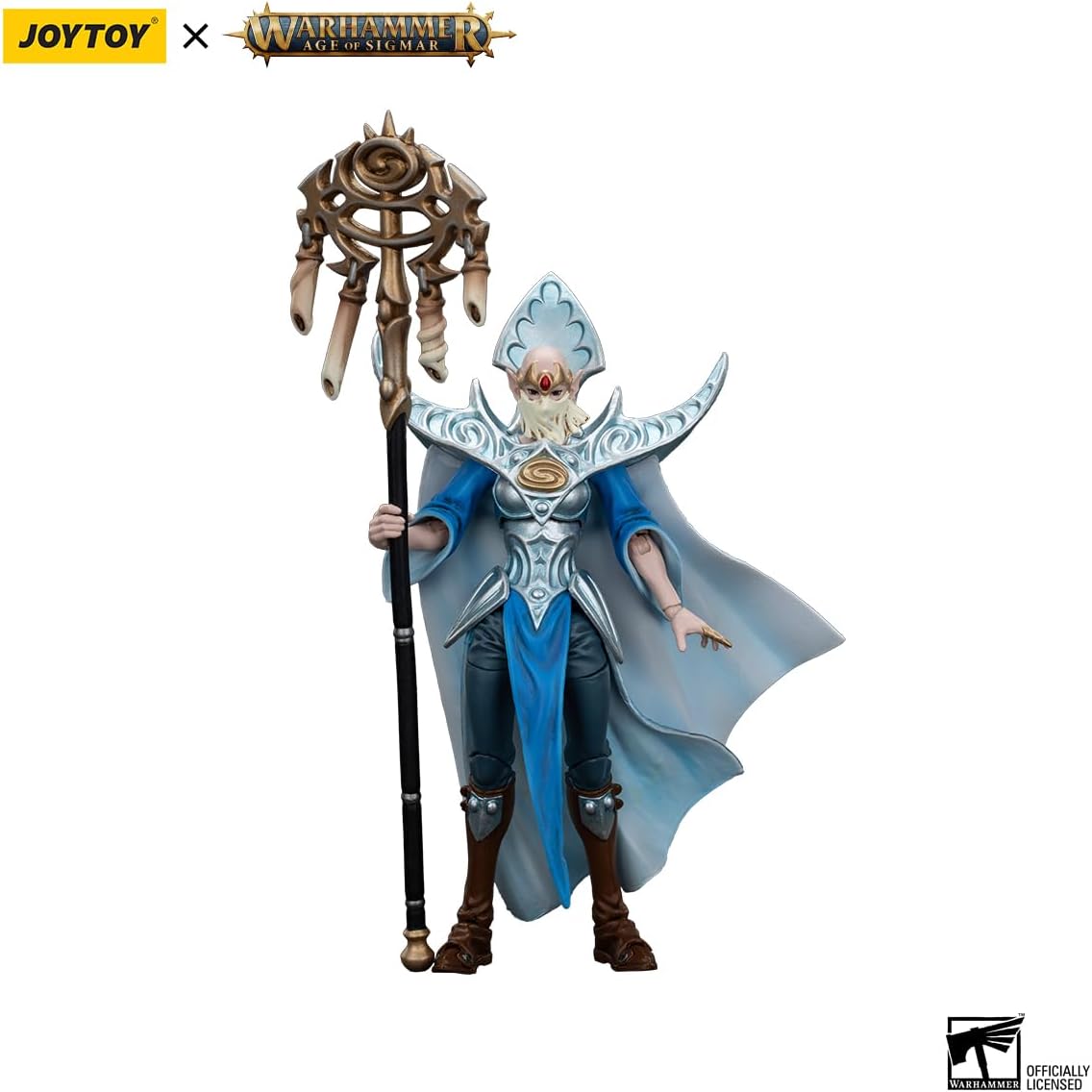 JOYTOY Warhammer 1/18 Action Figure Age of Sigmar Stormcast Eternals The Blacktalons Lorai, Child of The Abyss 4.25in Mecha Joy Toy Collection Model