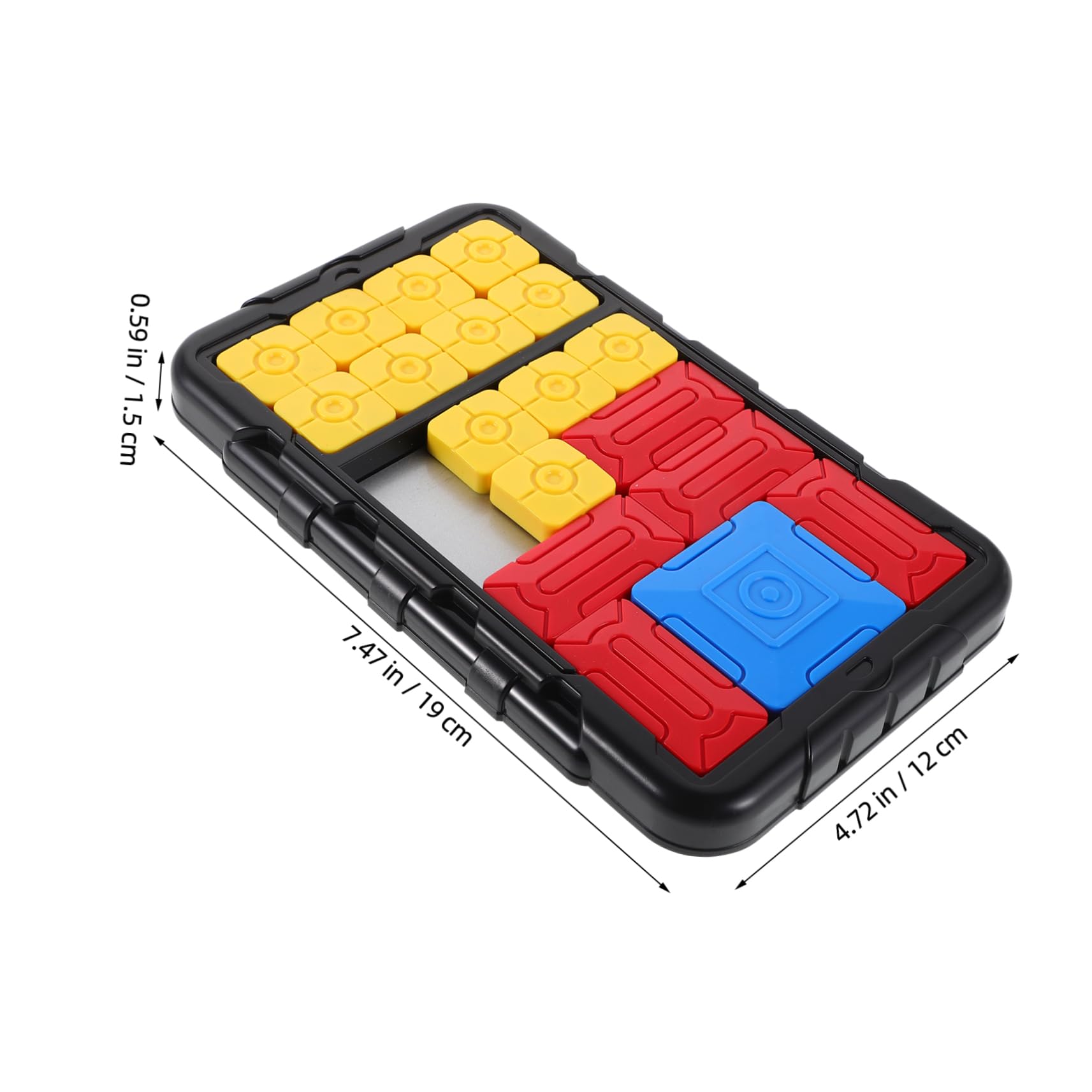 FOYTOKI Sliding Puzzle Game for Adults Educational to Enhance Cognitive Skills Travel Friendly Brain Teaser for Family Gatherings and Parties for Reasoning