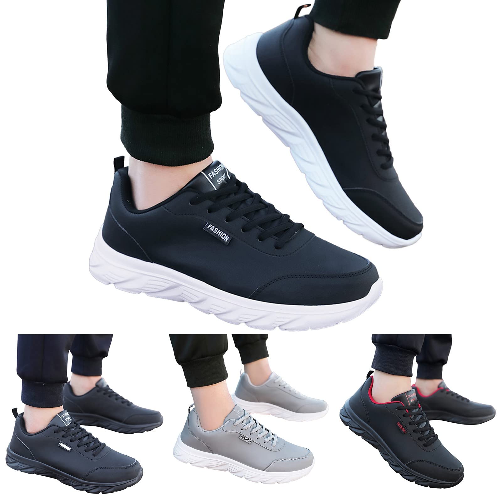 Zapatos ortopédicos para hombre, antideslizantes, para correr, zapatos