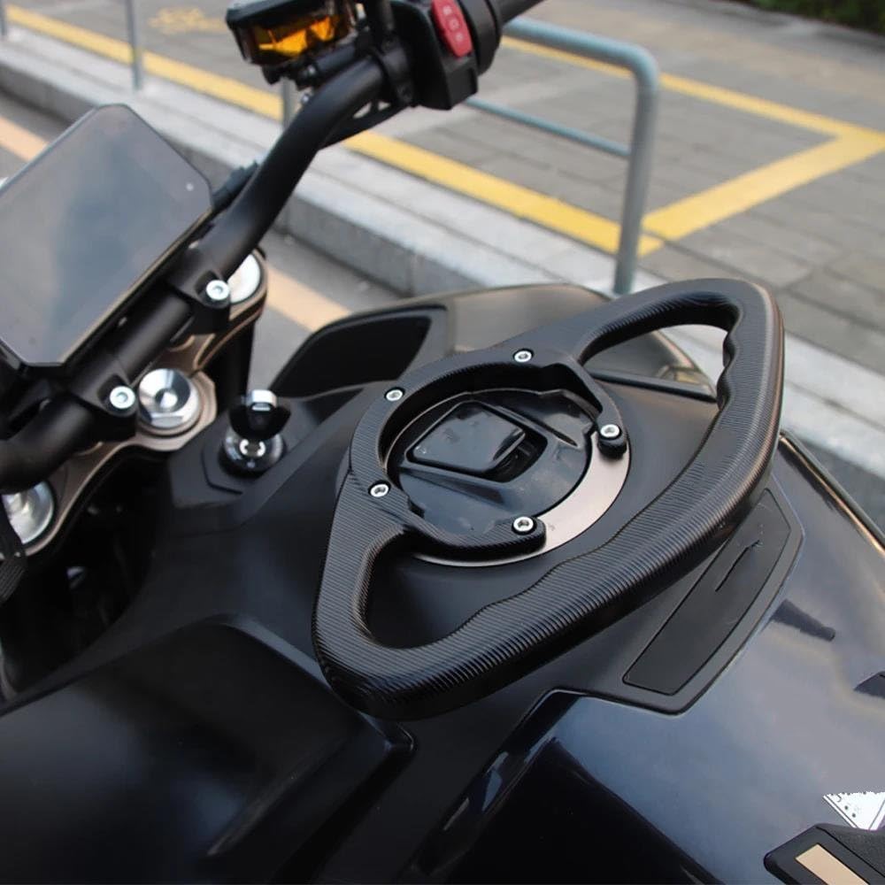 Poignées de Maintien pour Moto pour CFmoto 800NK 2023 NK 800 Moto Réservoir Carburant Poignée Maintien Et Support NK800 800-NK Accessoires Selle Arrière(Noir)