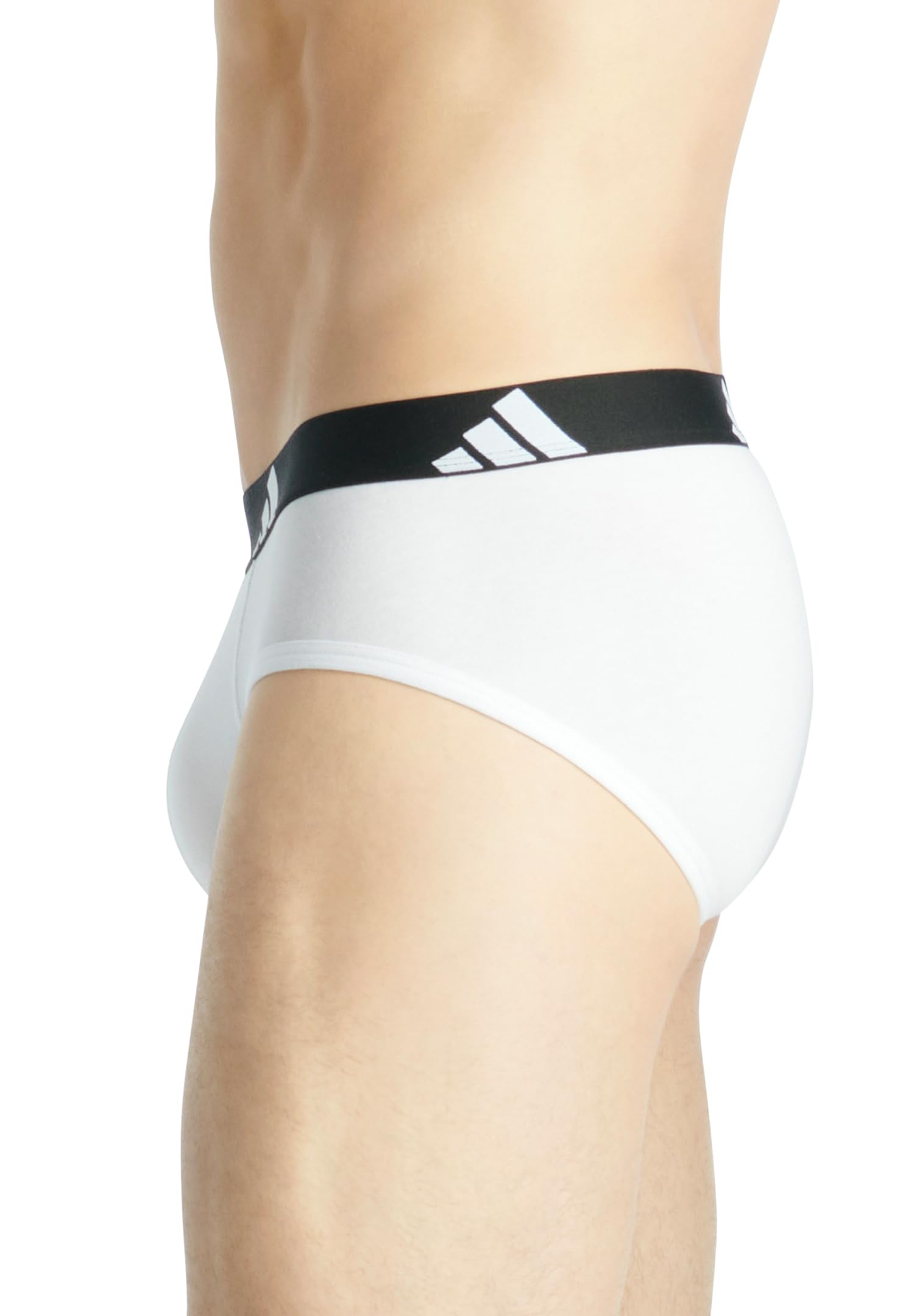 adidas Bielizna Mężczyźni Adidas Herren Unterwäsche Slip 3er Pack - Brief (3pk) - Active Flex Cotton (3 w zestawie)