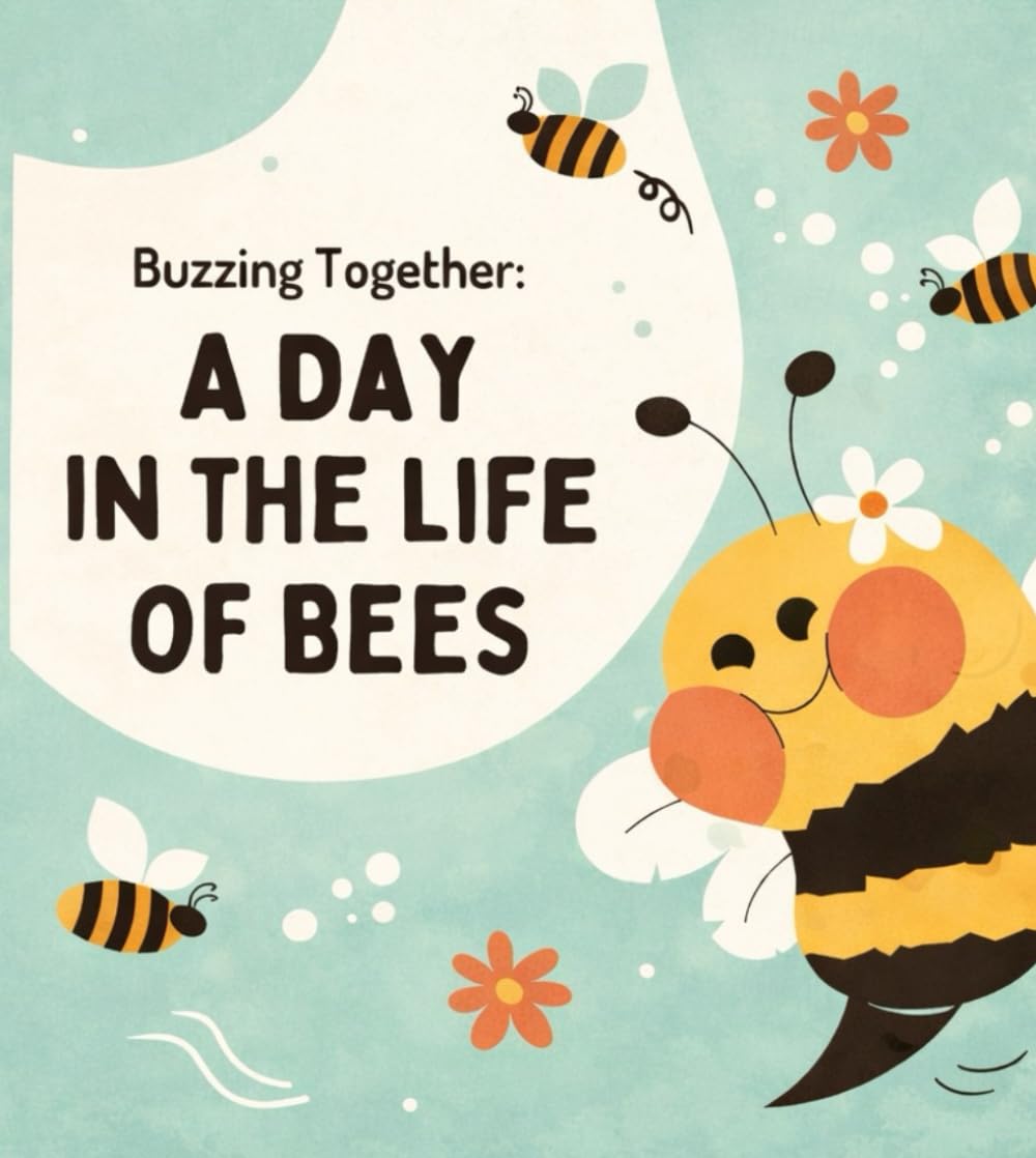 Buzzing Together: A Day in the Life of Bees – A Cute Educational Book About Bees, Flowers, Pollination and Nature for Kids