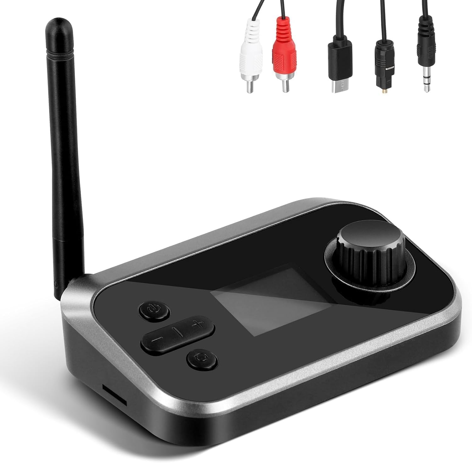 MICROWARE Transmitter and Receiver, Bluetooth 5.4 TV HiFi Adapter Long Range Bluetooth Audio Adapter for TV PC Speakers Headphones EPL-1438WA (C41 5.4)