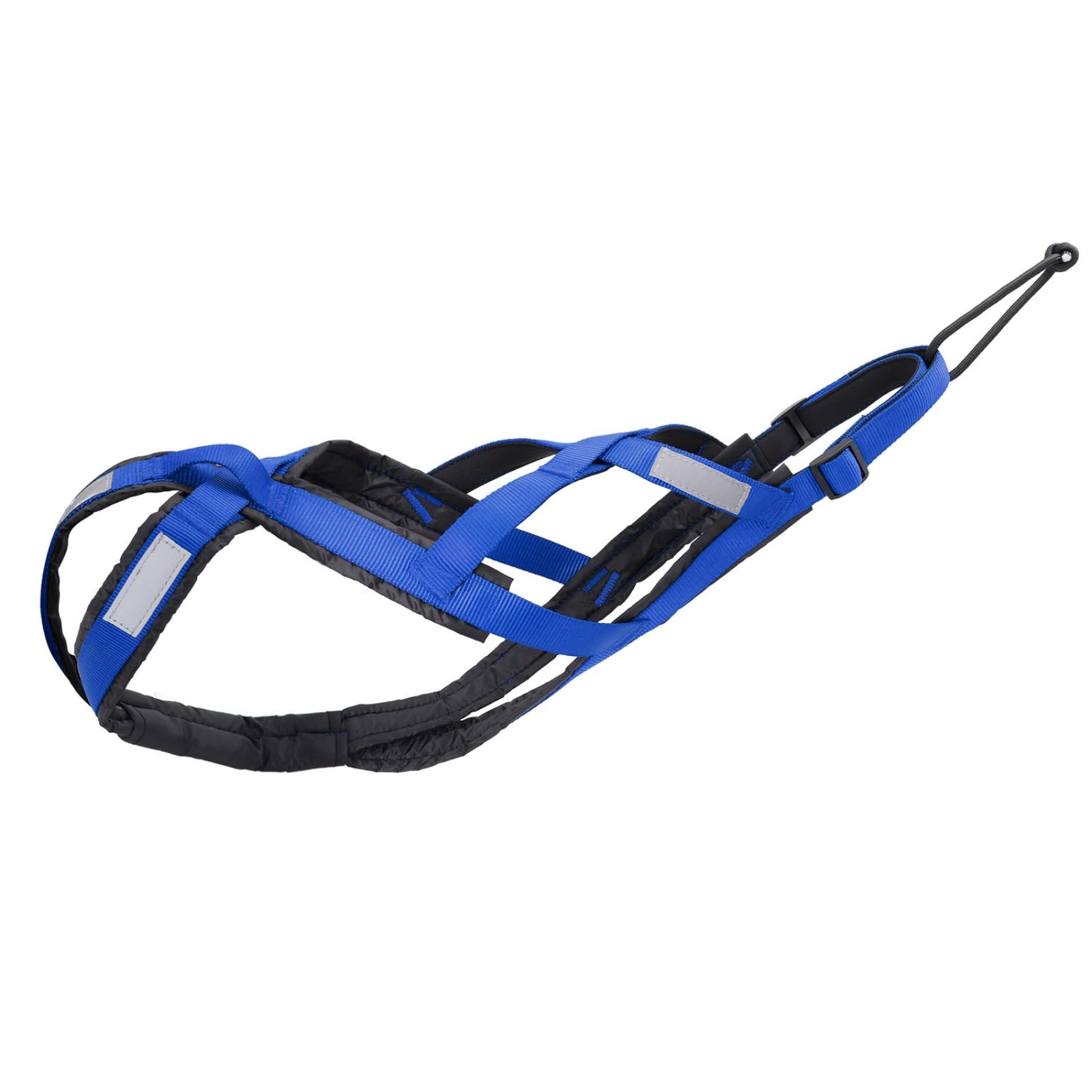 predolo Pettorina da Traino Imbottita Pettorina con Strisce Riflettenti Professionale per Cani, Passeggiate Notturne, Array, Blu, 3XL