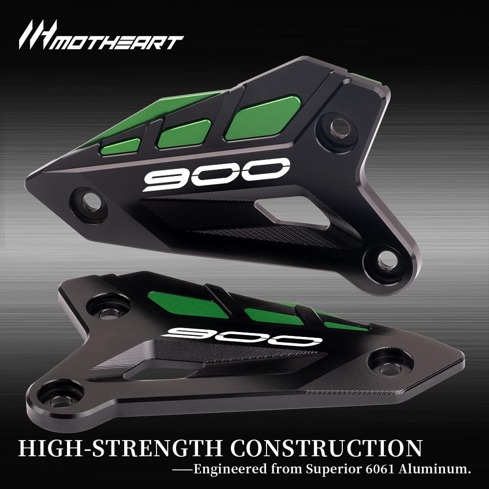 Motorrad Hinterer Pedal-Fersenschutz für Z900 2017-2026 Z900SE 2022-2026 Robuste Schutzplatte z900 z900se Zubehör (Grün)