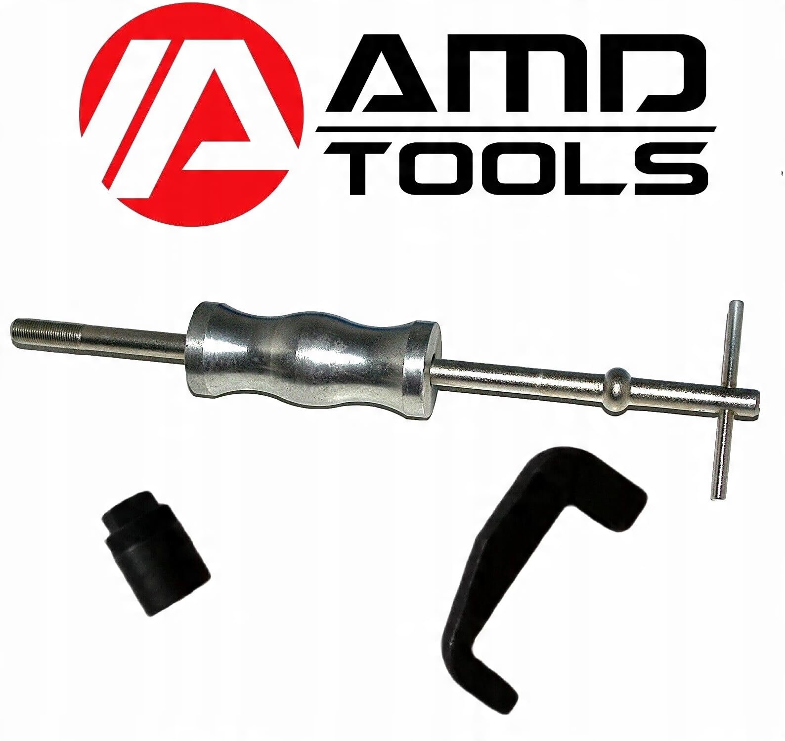 AMD TOOLS Extracteur d'injecteur 3 pièces pour moteurs CDI Mercedes OM611, OM612, OM613 + pour BMW 525d 530d – Outil spécial pour démontage des injecteurs sans démontage de culasse