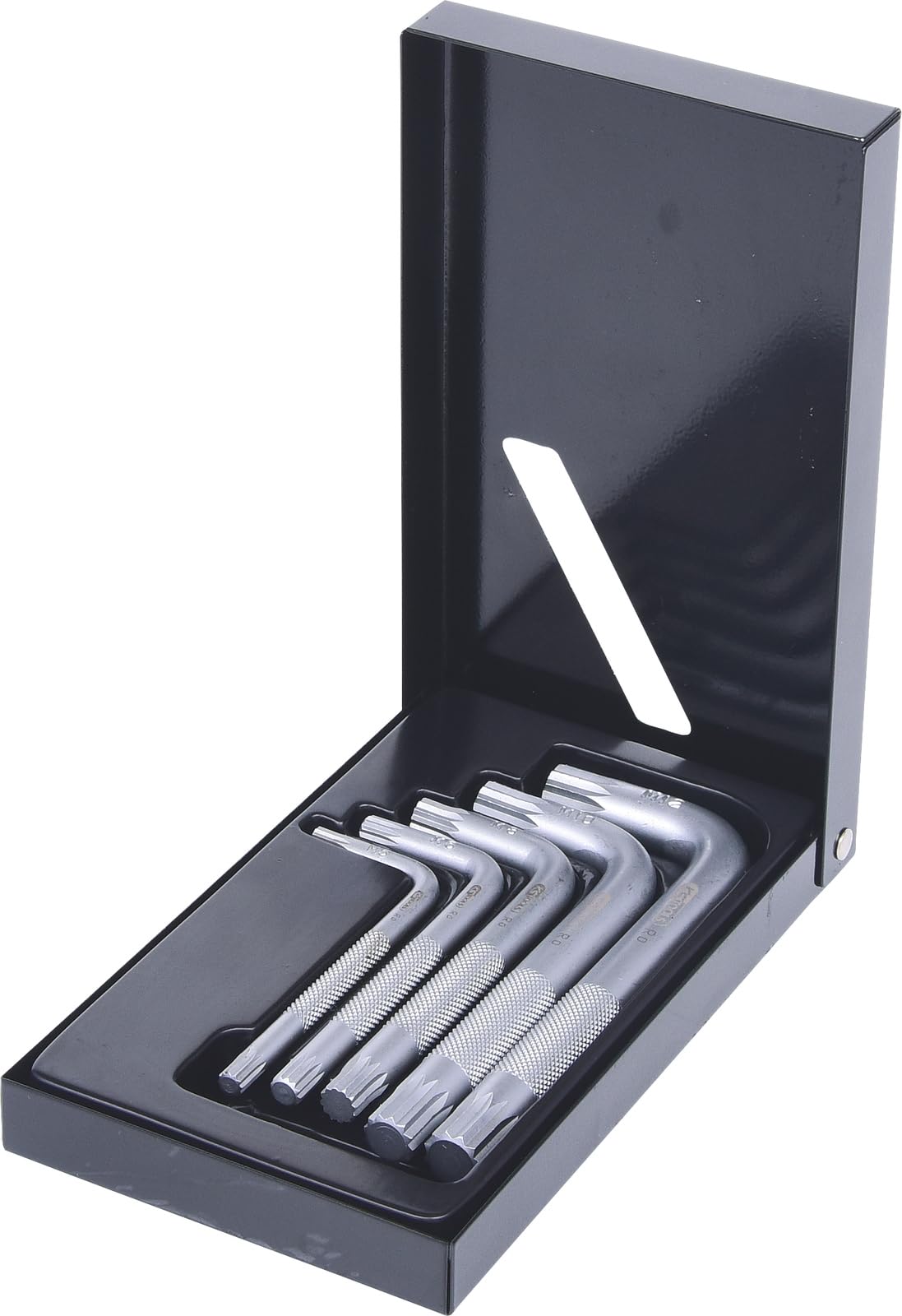 Ks Tools Chrome M5-M12 Xzn Classic Key Wrench Set (5 Pieces)