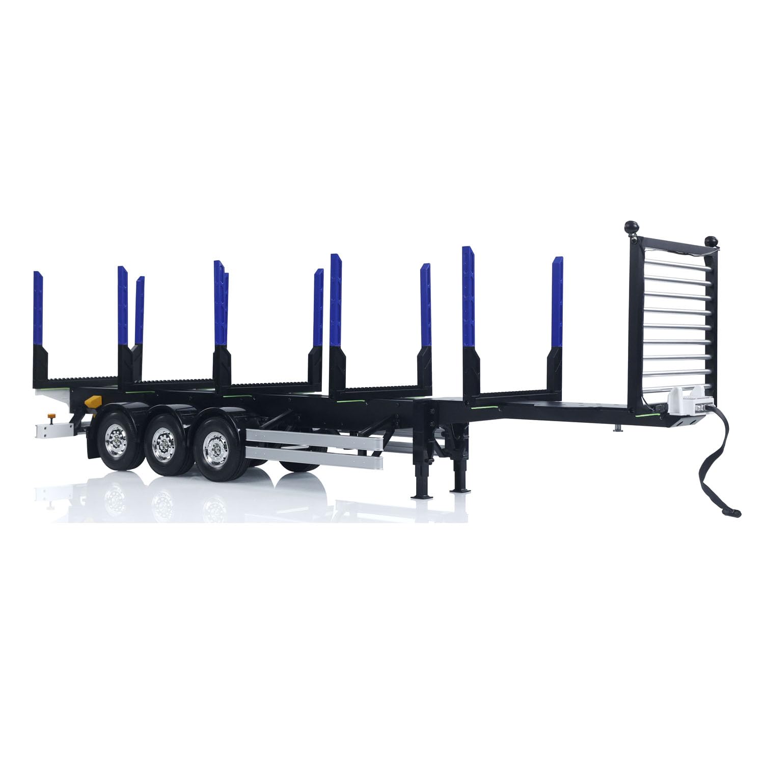 Amazon.com: wheelfun 3Axles 1/14 Finished Timber Trailer for