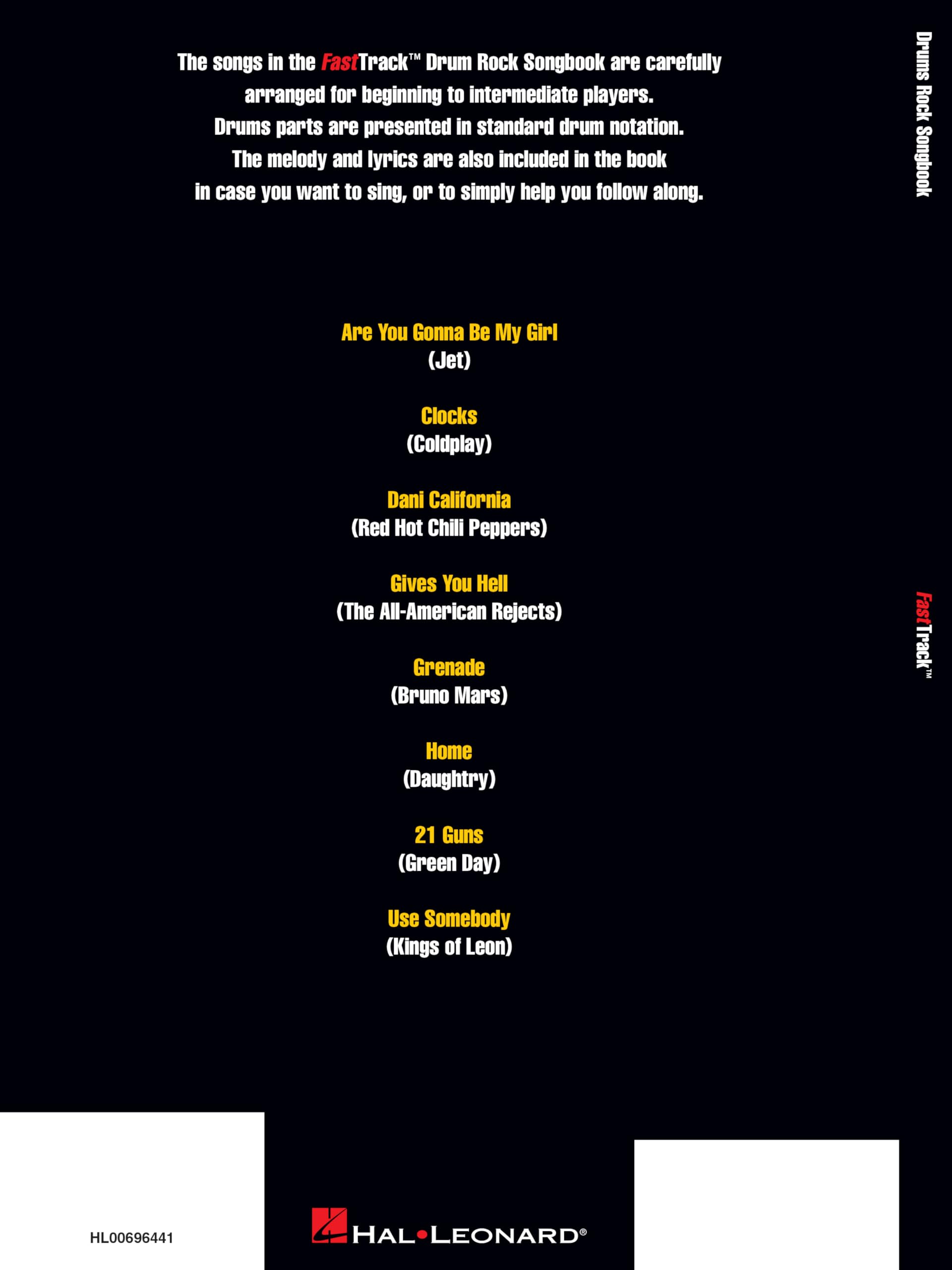 Fasttrack Drums Rock Songbook