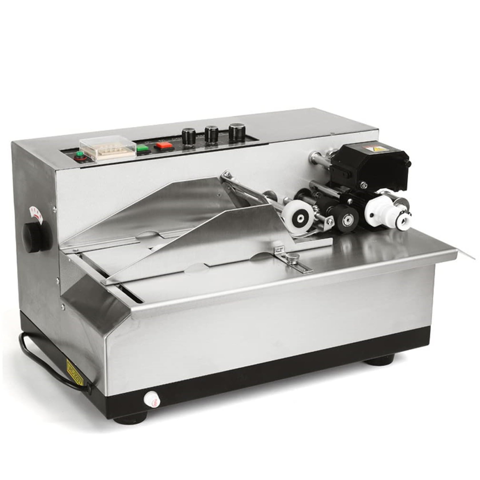 Macchina di codifica automatica Macchina di marcatura della ruota dell'inchiostro Macchina di codifica della data 180w Macchina di codifica automatica della ruota dell'inchiostro Stampante di codice