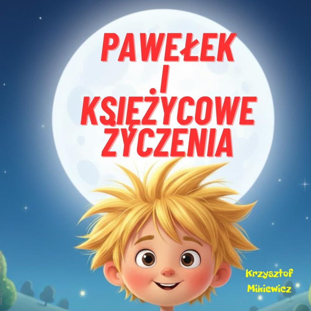 Pawełek i Księżycowe Życzenia, bajka dla dzieci w wieku 4-8: Wzruszająca historia o wielkiej miłości taty i syna. Opowieść o rodzinie, tęsknocie i ... mocy życzeń. Bajka na dobra noc z morałem