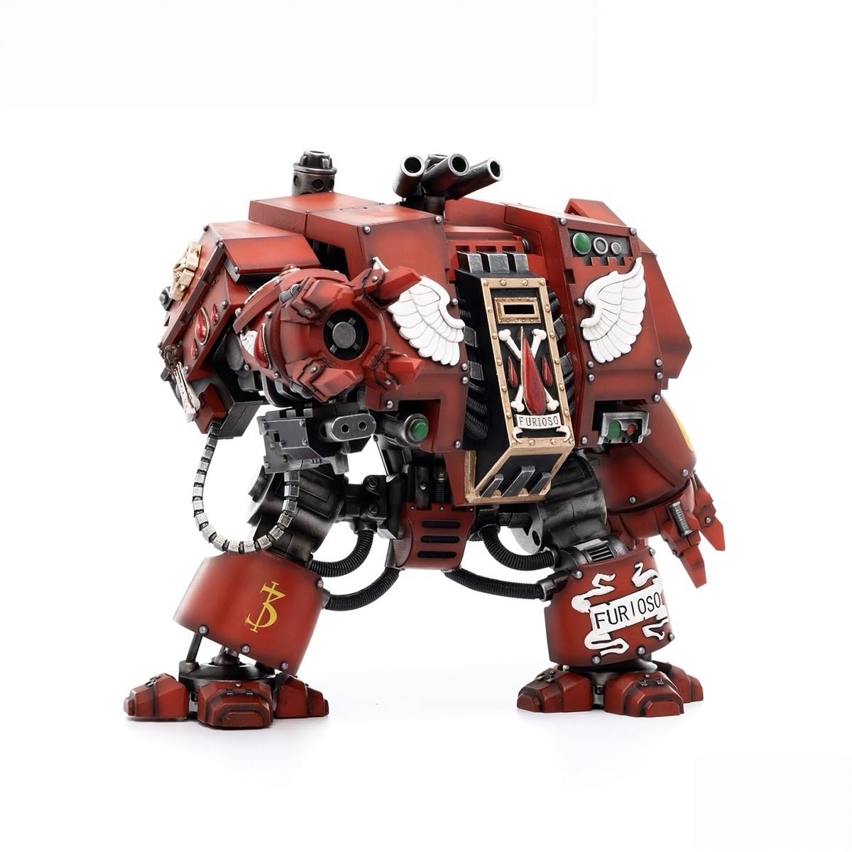 JOYTOY Warhammer 40K Blood Angels Furioso Dreadnought Brother Samel 1/18 Scale Action Figure Model 15+ Collectible for Holidays, Birthdays & Special Occasions!
