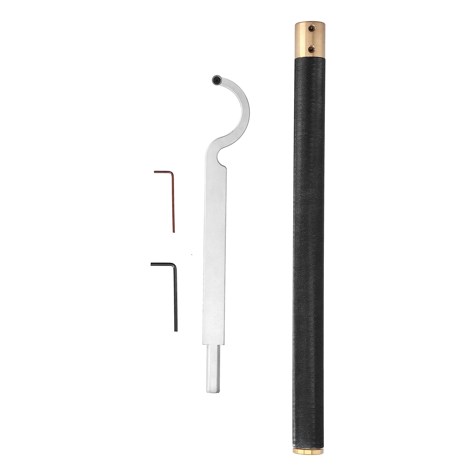 Juego de herramientas para ahuecar en torno de madera, herramientas para torno de torneado de madera con hoja de aleación de tungsteno y titanio, mango ergonómico de aleación de