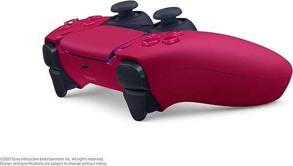PlayStation DualSense Wireless Controller – Cosmic Red - For PS5, PC, MAC & Mobile in use