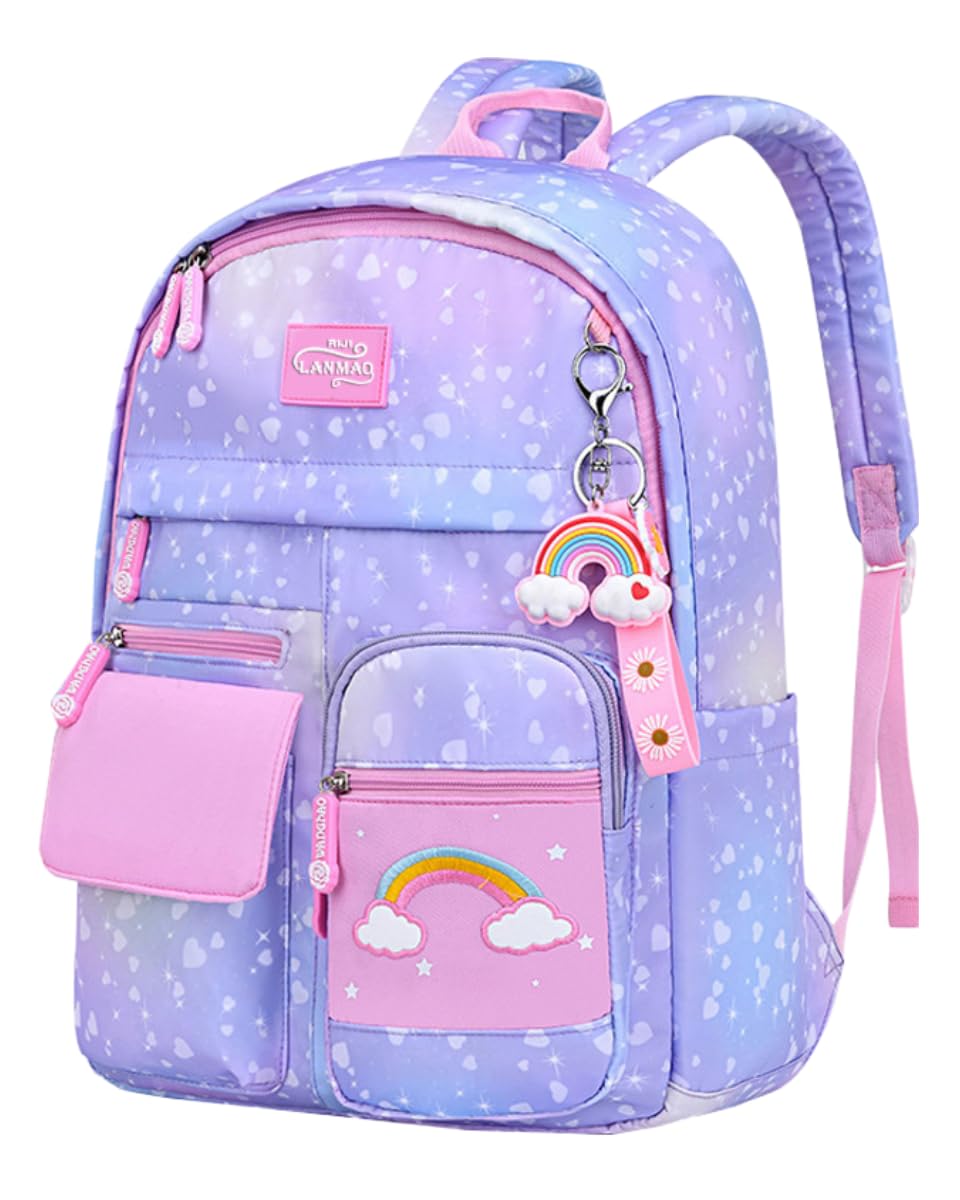Amythe schoolrugzak voor meisjes, leuke kinderrugzak, casual schooltas Amythe schoolrugzak voor meisjes, leuke kinderrugzak, casual schooltas