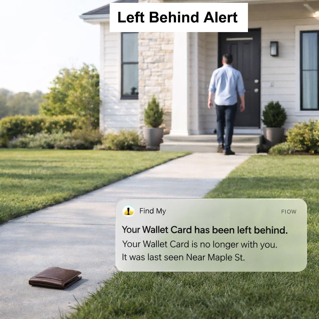 Carta Air Tag per iOS e Android, carta tracciante ricaricabile sottile per Apple Find My e Google Find My Device, carta anti-smarrimento impermeabile IP68 per valigie e borse(2Pack)